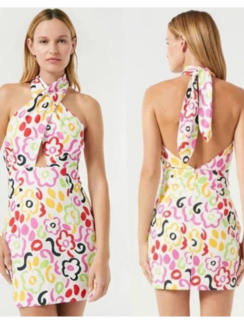 Rhode Tali dress- painted bloom- NWT- size 0